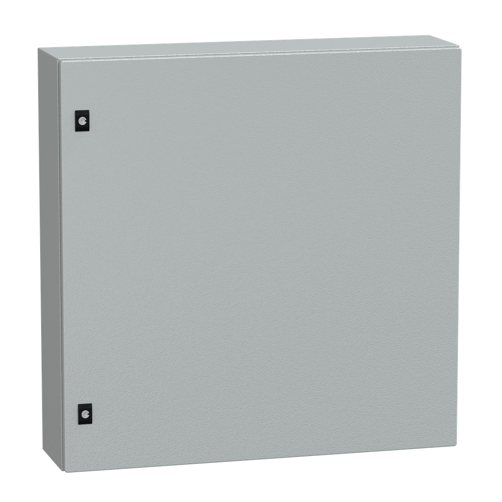 Spacial CRN plain door with mount.plate. H800xW800xD200 IP66 IK10 RAL7035..