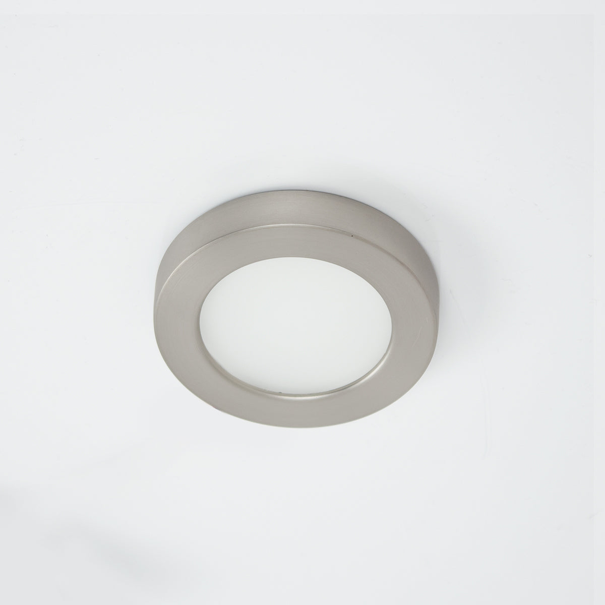 LED 90 BUTTON LIGHT 3000K BRUSHED NICKEL