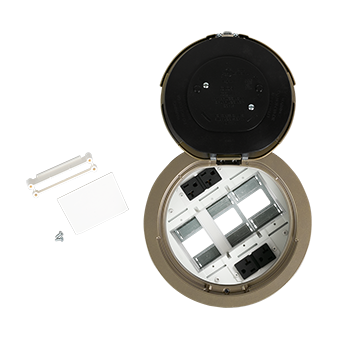 Evolution 8AT2P Series Recessed Prewired Assembly with Flush Style Cov ...