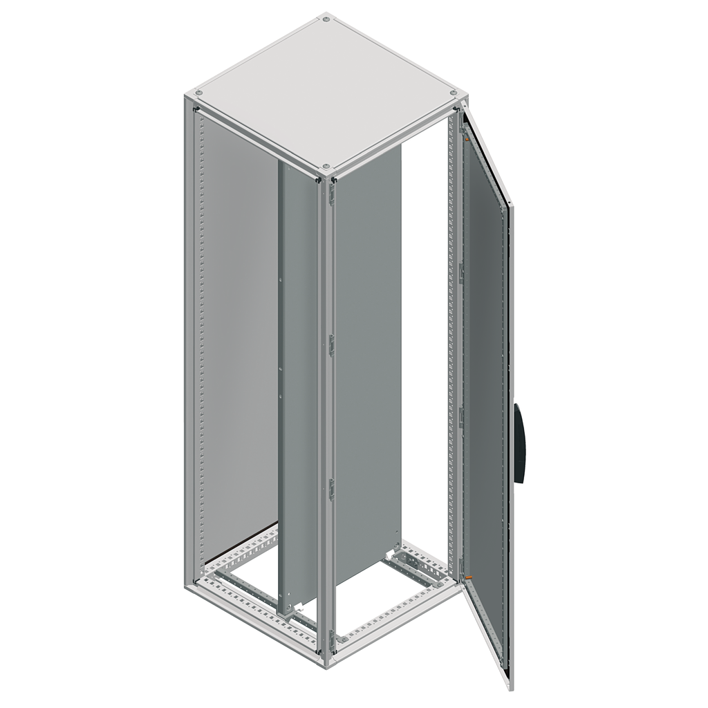 Spacial SF enclosure with mounting plate - assembled - 1600x600x800 mm ...