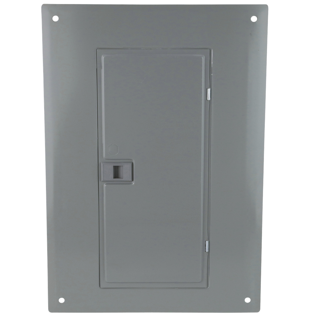 Replacement cover, Homeline, for 20 space load center, combination flush and surface, gray