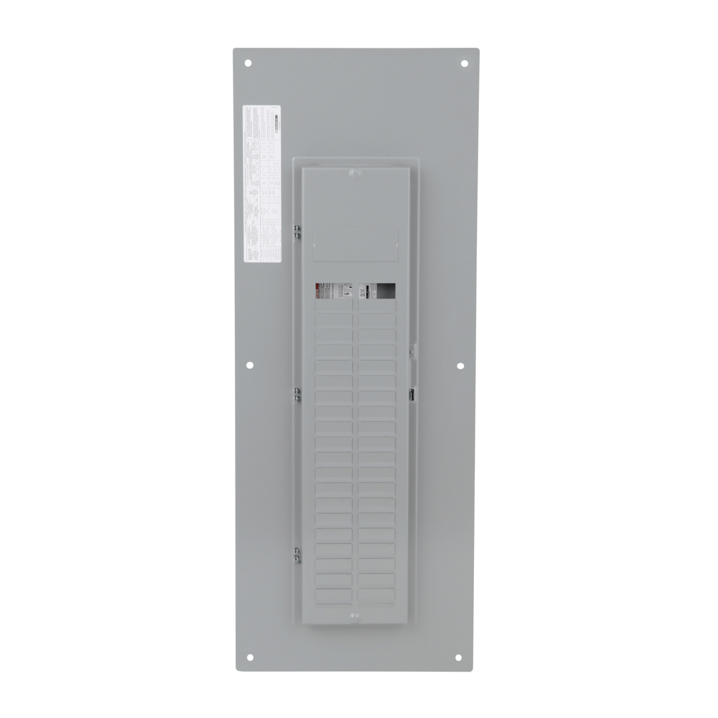 Replacement cover, Homeline, for 42 space load center, combination flush and surface, gray