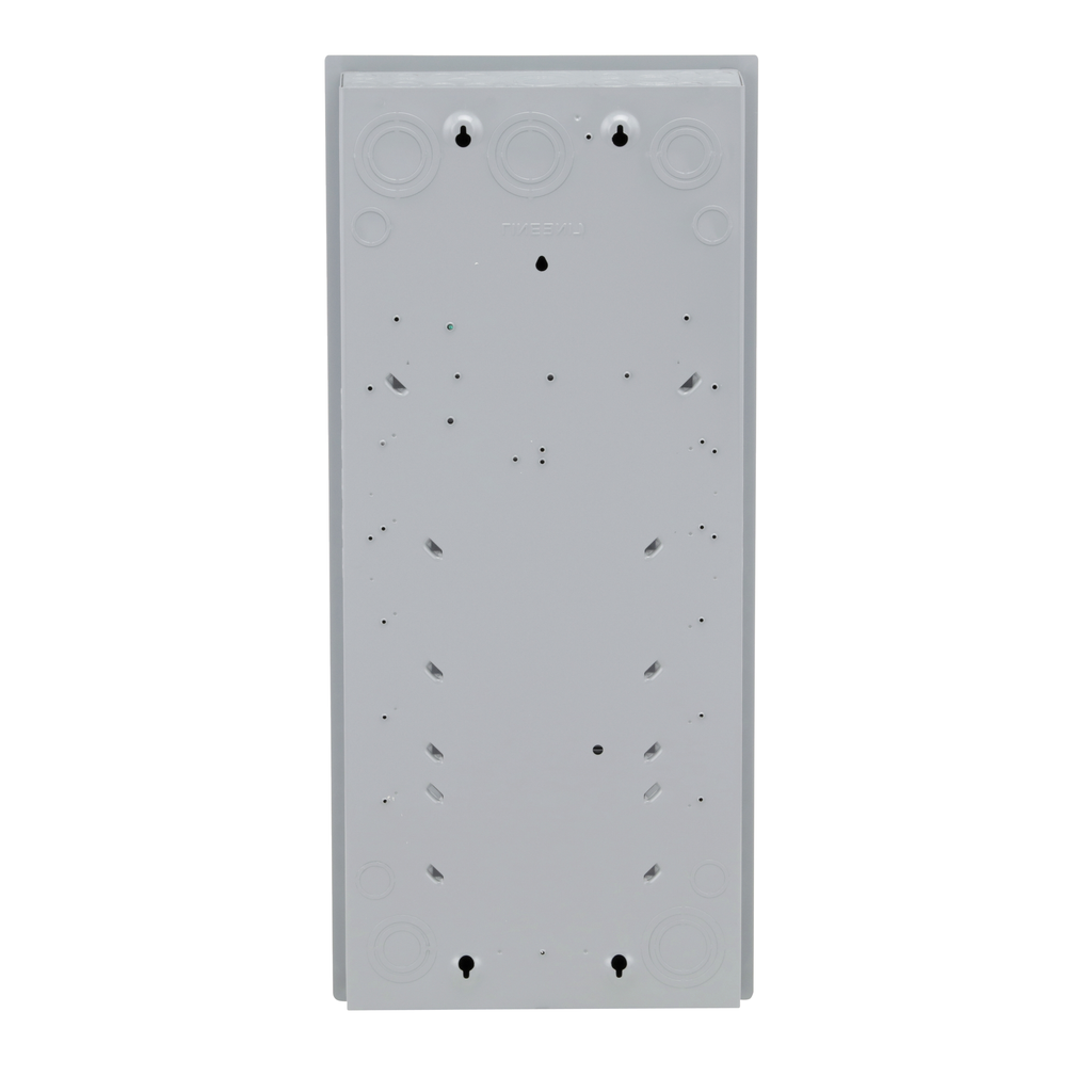 Load center, Homeline, 1 phase, 30 spaces, 60 circuits, 150A convertible main breaker, PoN, NEMA1, combo cover