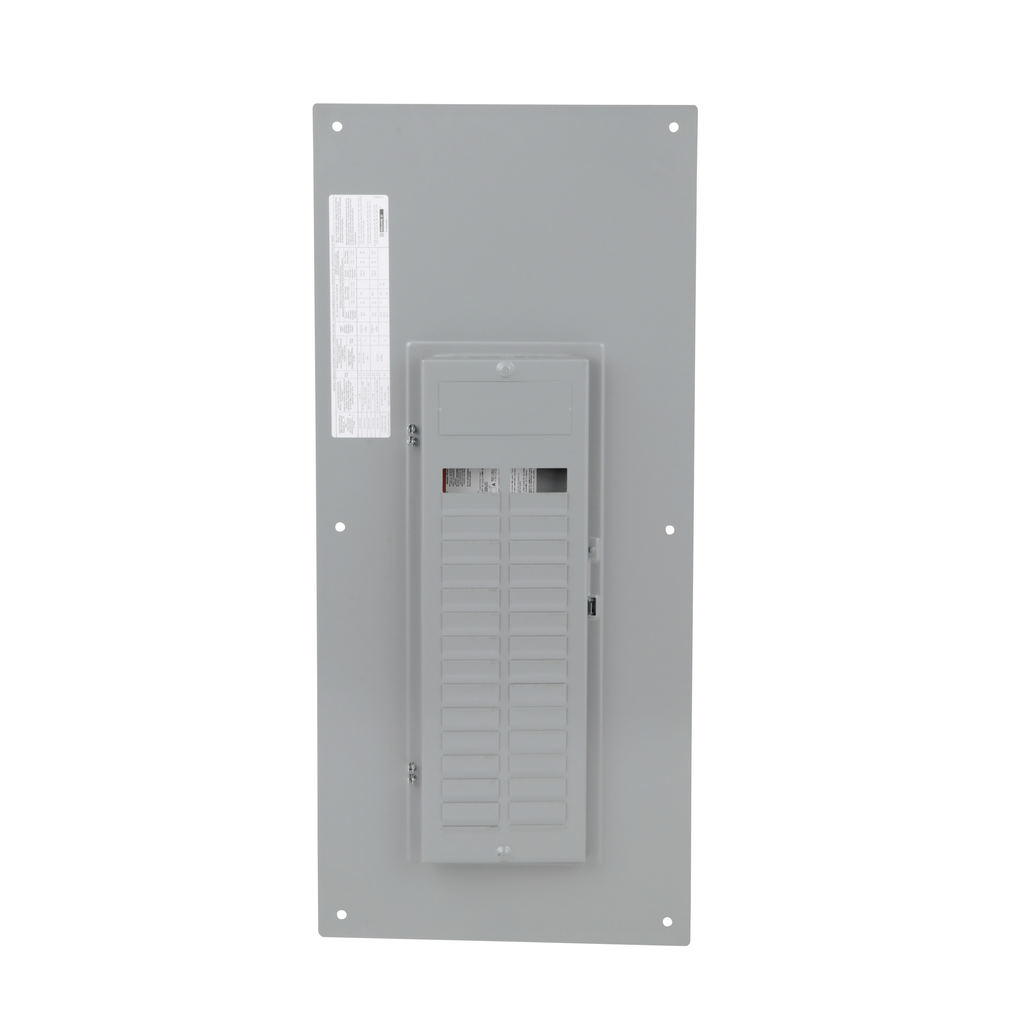 Replacement cover, Homeline, for 30 space load center, combination flush and surface, gray