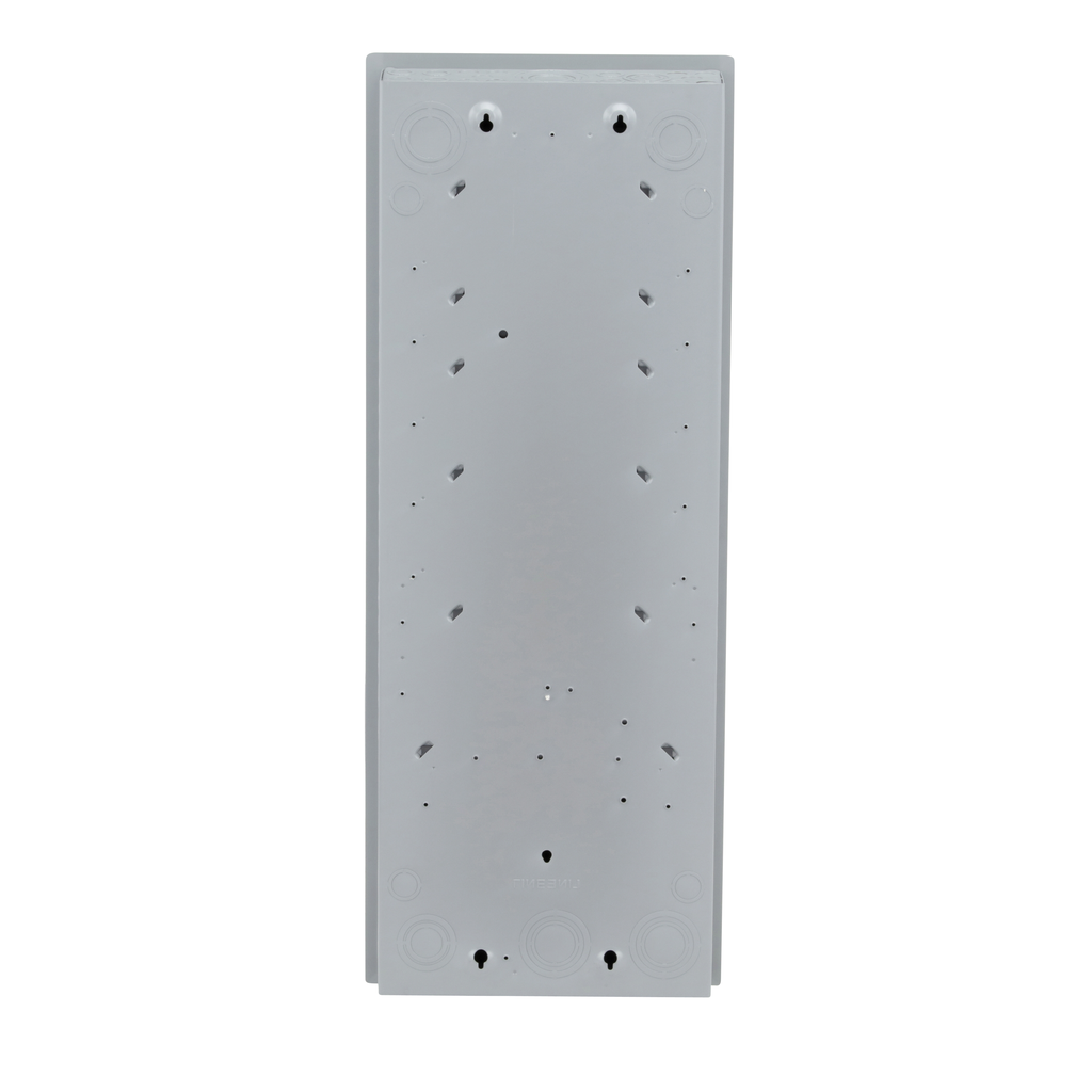 Load center, Homeline, 1 phase, 40 spaces, 80 circuits, 225A convertible main lugs, PoN, NEMA1, gnd bar, combo cover