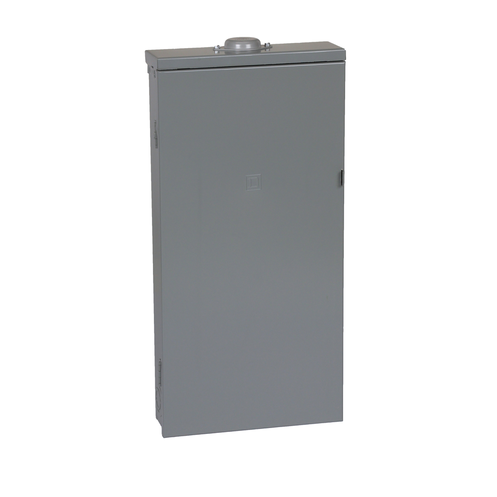 Load center, Homeline, 1 phase, 8 spaces, 16 circuits, 150A convertibl ...