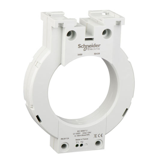 closed toroid A type, for VigiPacT and Vigilhom, IA80, inner diameter 80mm, rated current 160A