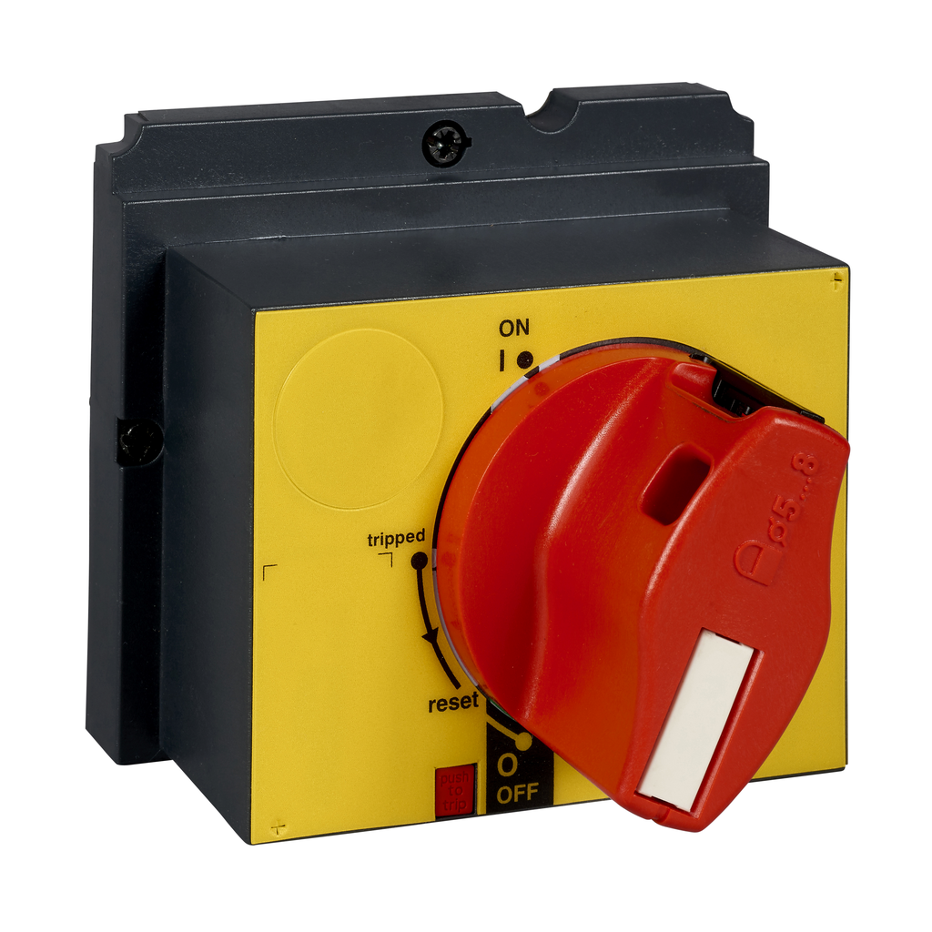 Direct rotary handle, TeSys GV7, red, padlockable, IP40 – Solis ...