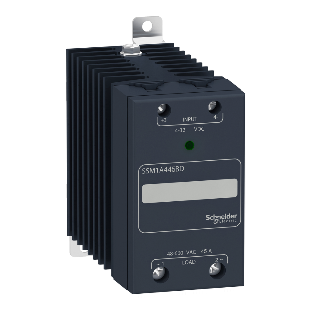 Harmony, Solid state modular relay, 55 A, DIN rail mount, zero voltage ...