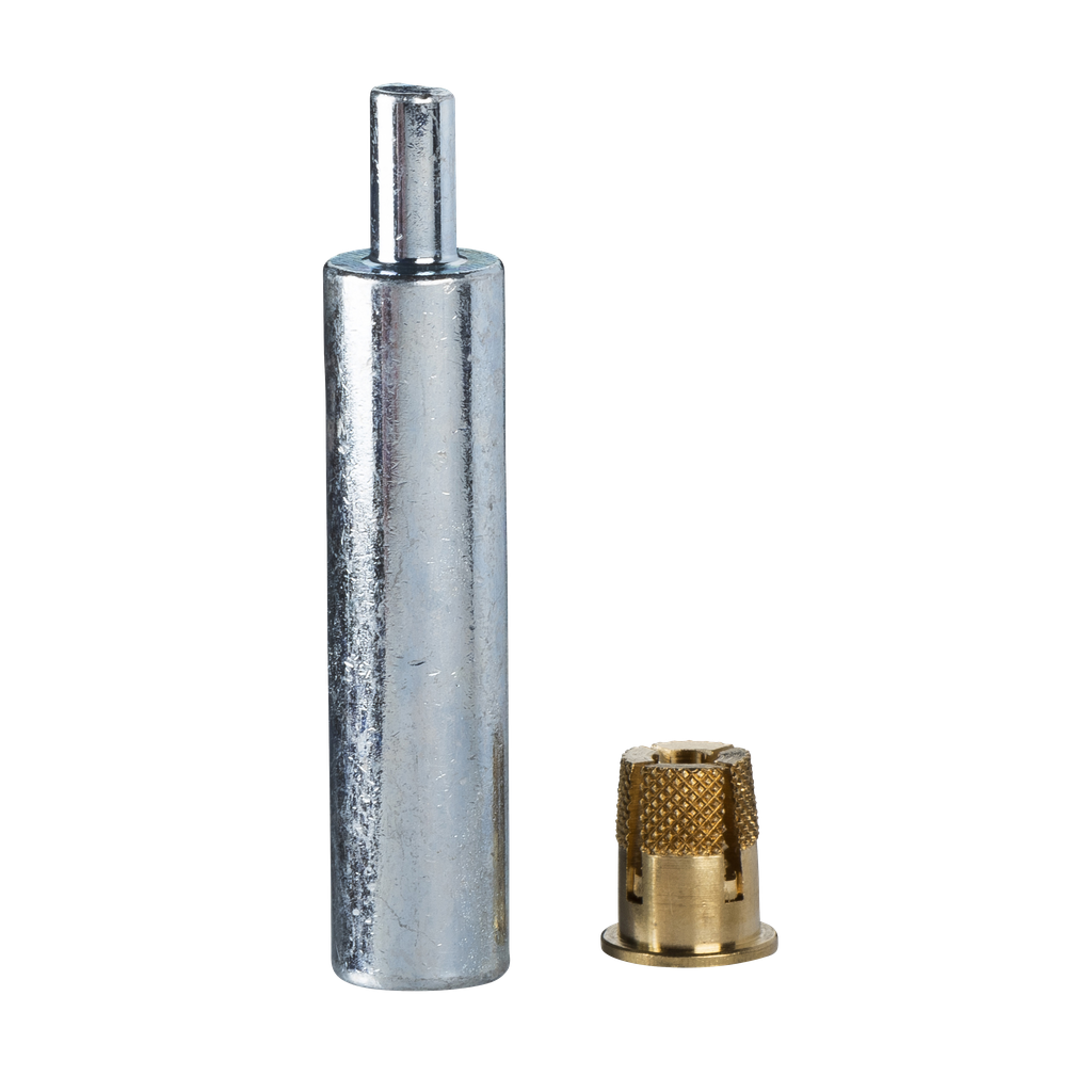 Expandable M6 nuts to be installed in the bosses of the polyester encl ...
