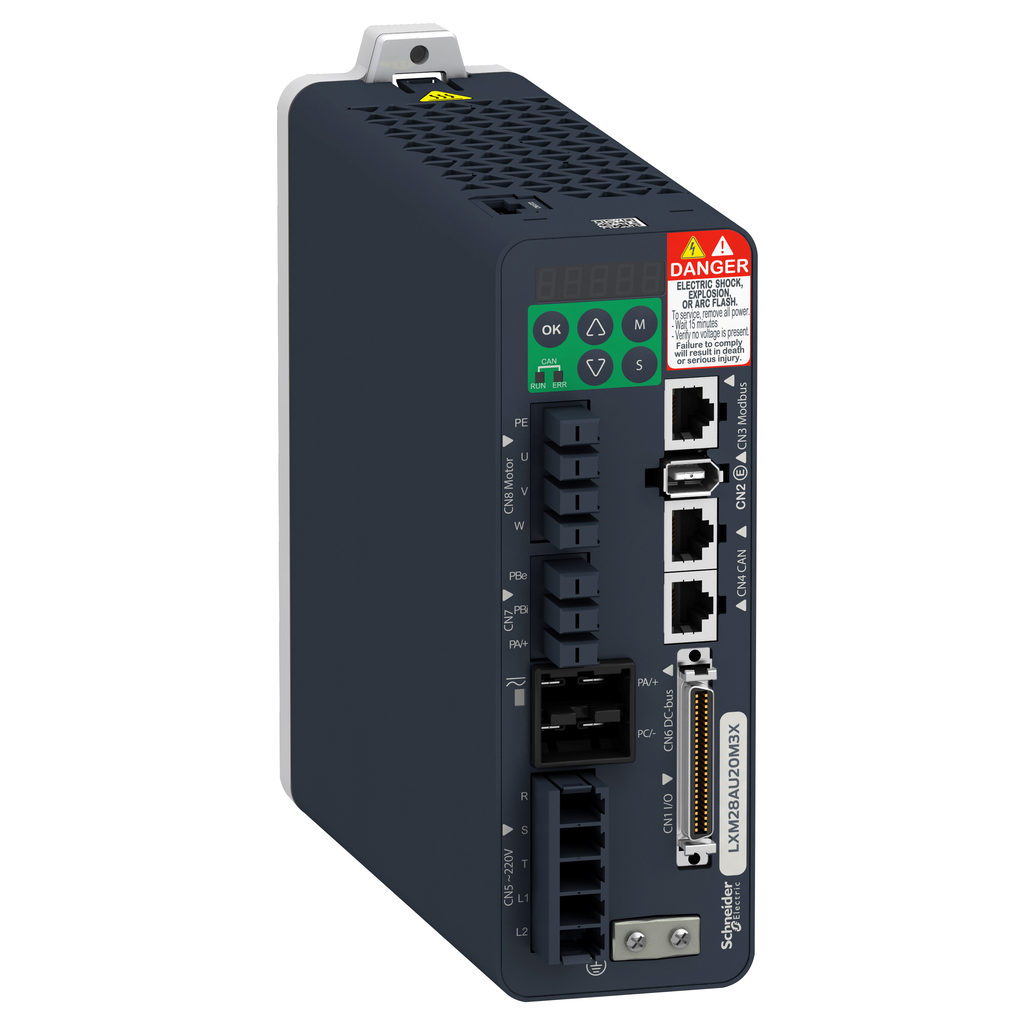 motion servo drive, Lexium 28, three phase 200...230V, 2kW – Solis ...