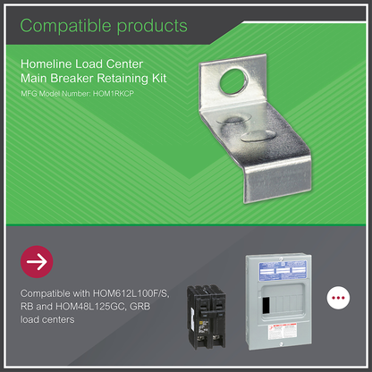 Mini circuit breaker accessory, Homeline, circuit breaker retaining kit