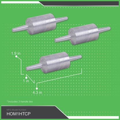 Mini circuit breaker accessory, Homeline, handle tie, 120/240VAC, ties two 1 pole circuit breakers