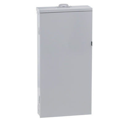 Load center, Homeline, 1 phase, 16 spaces, 32 circuits, 225A convertible main breaker, PoN, NEMA3R