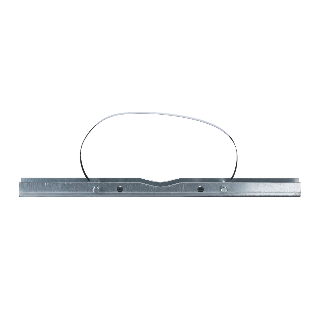 Post fixing device galvanized steel post diam. max 215mm load 100kg fo ...