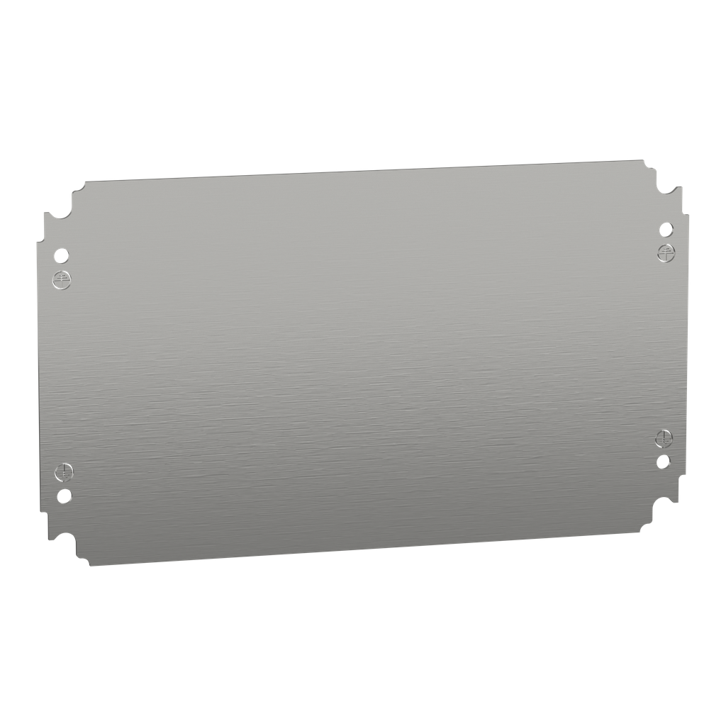 Plain mounting plate H250xW400mm made of galvanised sheet steel – Solis ...