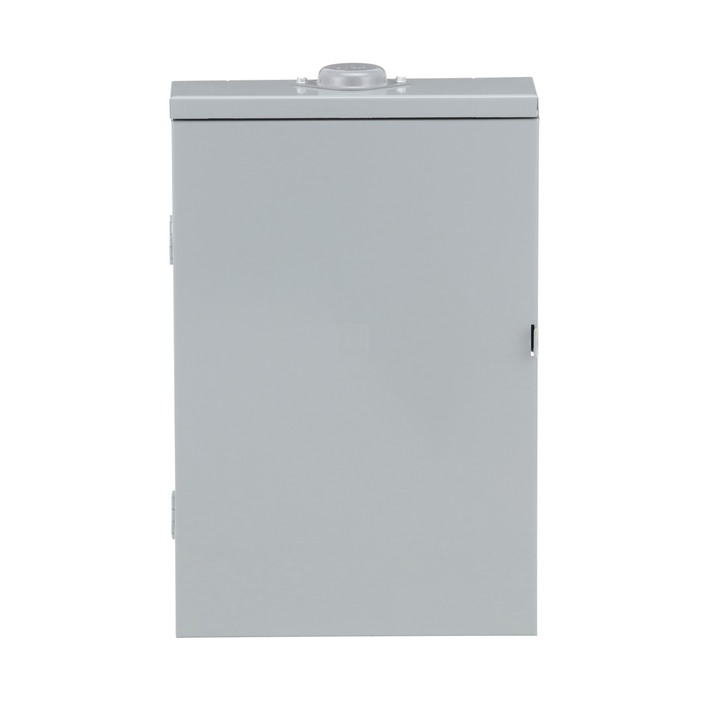 Load center, Homeline, 1 phase, 20 spaces, 40 circuits, 100A convertible main breaker, PoN, NEMA3R