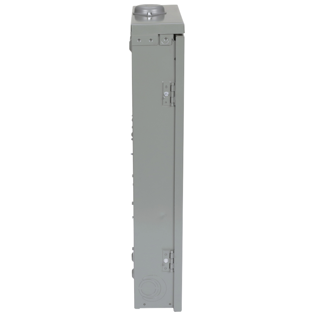 Load center, Homeline, 1 phase, 12 spaces, 12 circuits, 225A convertible main lugs, PoN, NEMA3R