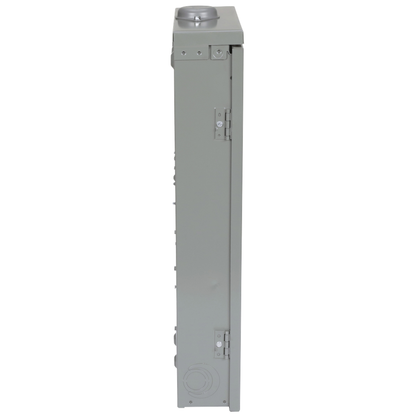 Load center, Homeline, 1 phase, 12 spaces, 12 circuits, 225A convertible main lugs, PoN, NEMA3R
