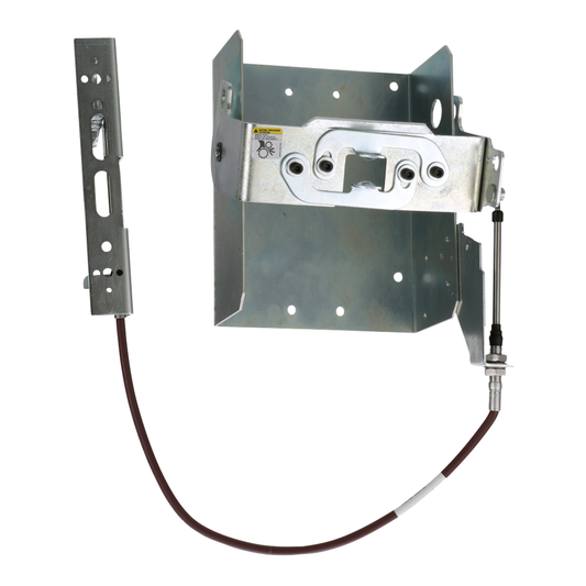 Disconnect mechanism, circuit breaker, cable operated, 600A, 4 pole, PowerPacT D and L breaker, 60 inch cable