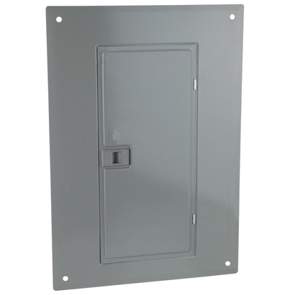 Replacement cover, Homeline, for 20 space load center, combination flush and surface, gray