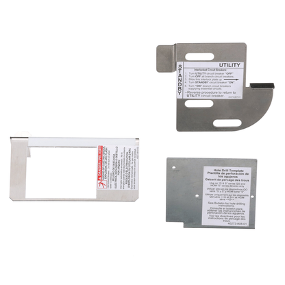 Load center accessory, Homeline, interlock kit, generator circuit breaker, high amp, indoor, clam packaging